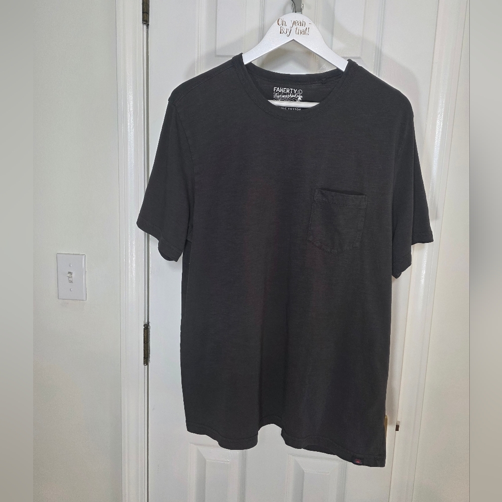 Pristine Faherty Sunwashed Regenerative Pocket Te… - image 6